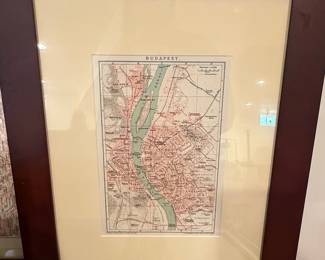 Map of Budapest, Hungary