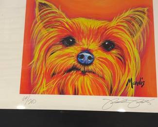 Mardis Yorkie Print