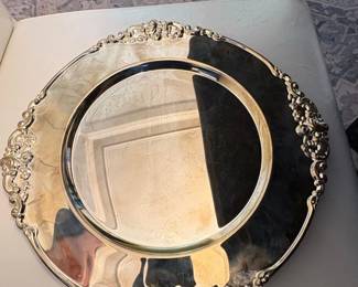 Godinger Silver Art Co. Baroque SilverPlated Charger Plate
