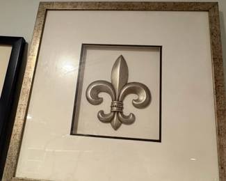 Fleurdelis Framed Wall Art