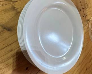 White Melamine Plates