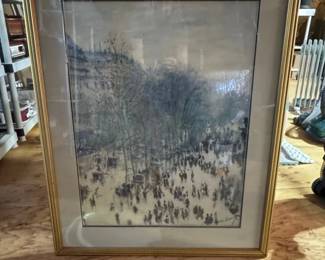 Claude Monet Boulevard des Capucines Reproduction Print