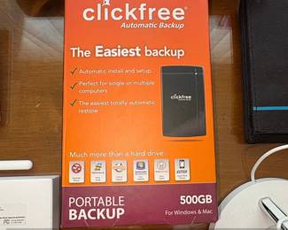 Clickfree Automatic Backup Portable Hard Drive
