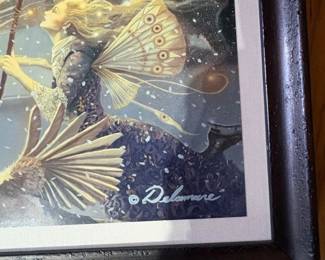 Art Print by David Delamare, Autumn Procession