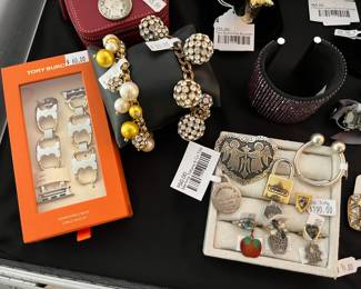 Sterling Tiffany & Co Tag, Tory Burch Fox Bracelet