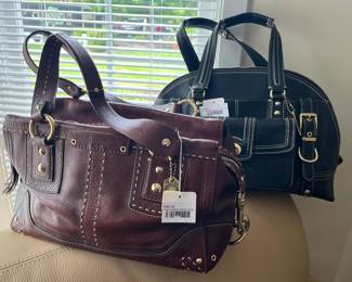 Coach Leather Satchel Bag