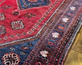 Persian Geometric Tribal Area Rug 100 x 63