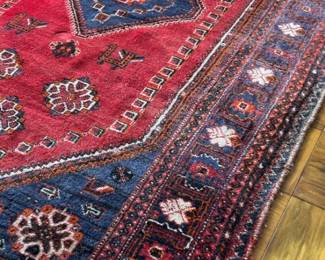 Persian Geometric Tribal Area Rug 100 x 63