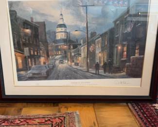 Winter in Annapolis Signed Print by Paul McGehee