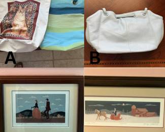 Bags C. Nancy Lubek- Bike for Two Signed Ltd. Edition Print D. Nancy Lubek- Dec 10th Signed Ltd. Edition Print