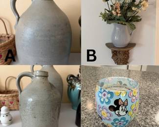 Pottery & Minnie Candle 
