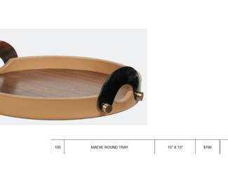 LEATHER TRAY