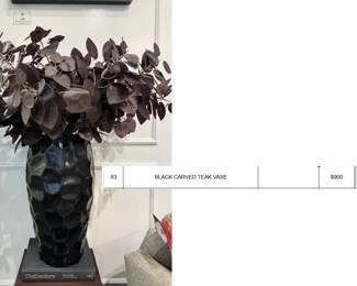 TEAK VASE
