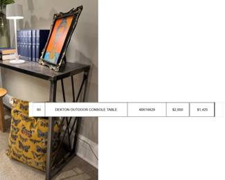 DEKTON OUTDOOR CONSOLE TABLE