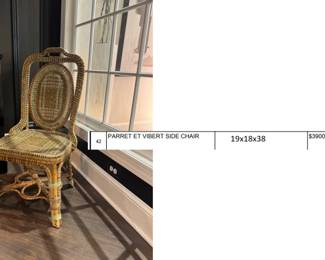 PARIS ANTIQUE PERRET ET VIBERT CHAIR