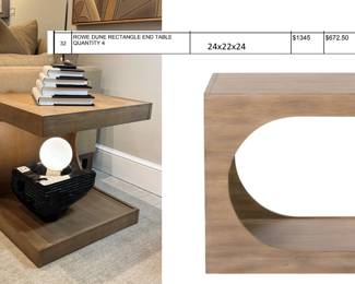 ROWE SIDE TABLES