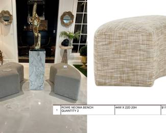 FOYER AND DINING ROOM BENCH