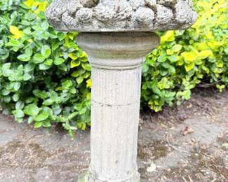 52 OutdoorConcreteBirdBath