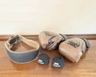 27 VenumBoxingGlovesHarbingerPaddedLeatherWeightliftingBelt
