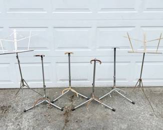 123 VintageFoldingMusicStandsGuitarStands