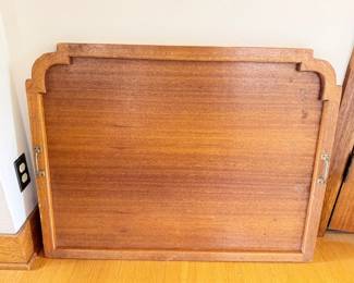 48 MidCenturyModernWoodenFireplaceCover