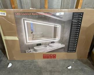 Lighted Anti-Fog Wall Vanity Mirror