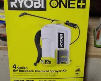 RYOBI ONE+ 18V Cordless Battery 4 Gal. Backpack Chemical Sprayer
