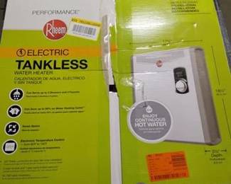 Self-Modulating Electric Tankless Water Heater