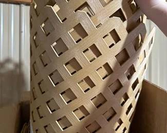 Deckorators 4 ft. W X 8 ft. L Cedar Plastic Privacy Lattice Panel (6)