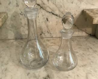 Glass Oil & Vinegar set