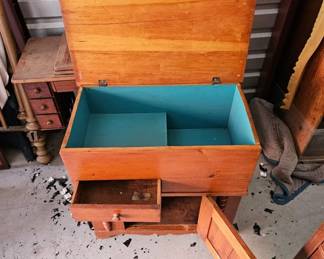 Antique Pine Dry Sink