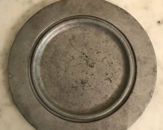 Pewter Plate or butter dish