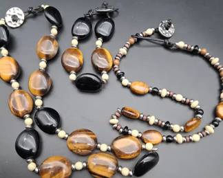 Chaps Beaded Jewelry Set