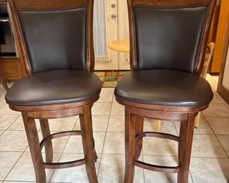 Bar Height Swivel Stools 29.5 Inch Seat Height