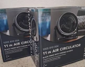 2x Hampton Bay 11 Inch Air Circulator Fans New In Box