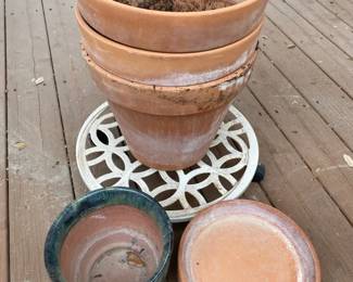 Set Of Terracotta Pots And More