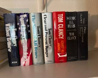 Tom Clancy Hardback Book Collection