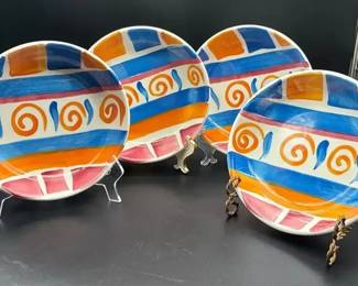 Vintage Pier 1 Imports Pasta Bowl Set