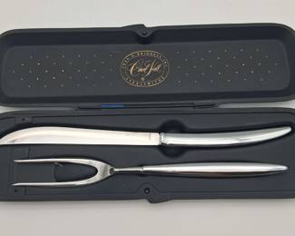Vintage Carvel Hall Stainless Steel 2 Piece Carving Set