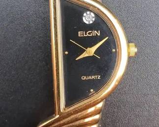 Vintage Elgin Halfmoon Watch Womens