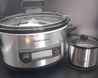 Hamilton Beach Temp Track 6 Qt Programmable Slow Cooker Digital Cooker And crockpot Little Dipper
