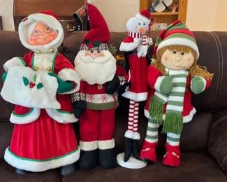 Standing Christmas Display Figures
