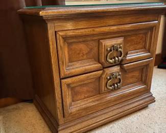 Vintage 1972 Thomasville Solid Wood Nightstand