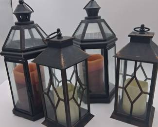 2 Sets Led Candle Hanging Lanterns