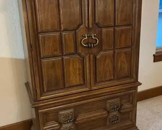 Vintage Thomasville Tudor, Design, Tall Dresser