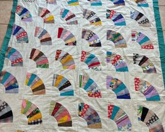 Vintage Hand, Stitched Quilt Topper Vintage Hand, Stitched Quilt Topper