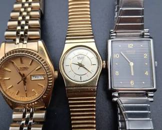 3 Vintage Seiko Womens Watches
