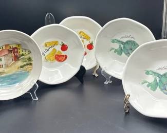 Vintage EFFETTI dAnte Handmade In Italy Pasta Bowl