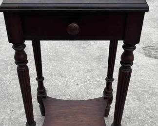 Antique Solid Wood Side Table
