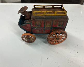 Old toy stagecoach 